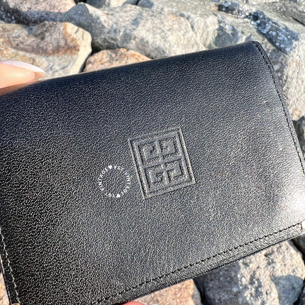 Vintage Givenchy*Laurel Card Holder - Black