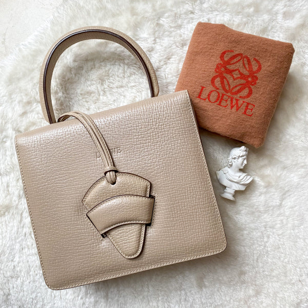 Vintage Loewe Barcelona Handbag - Oyster Grey