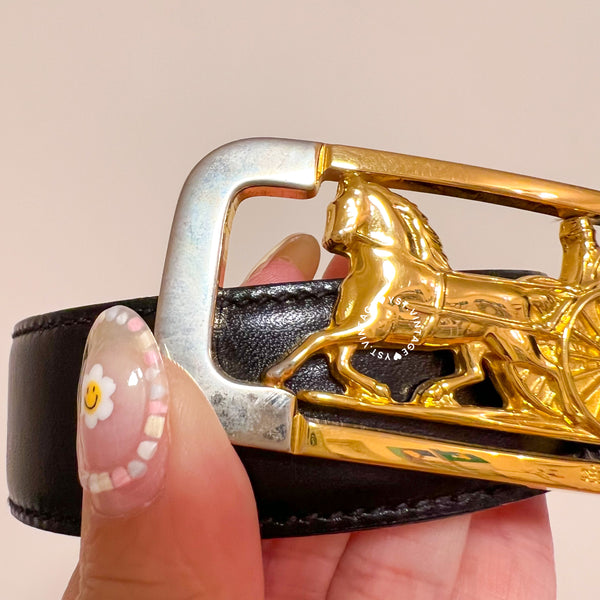 Vintage CELINE Sulky Belt - Black