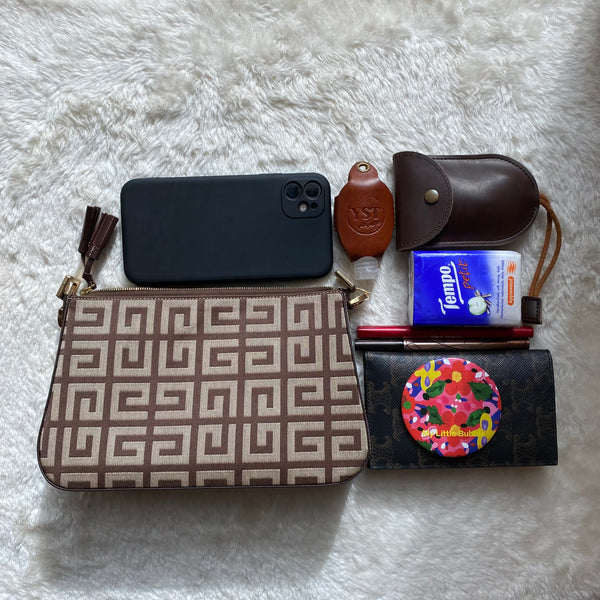 Vintage Givenchy Monogram Mini Shoulder Bag