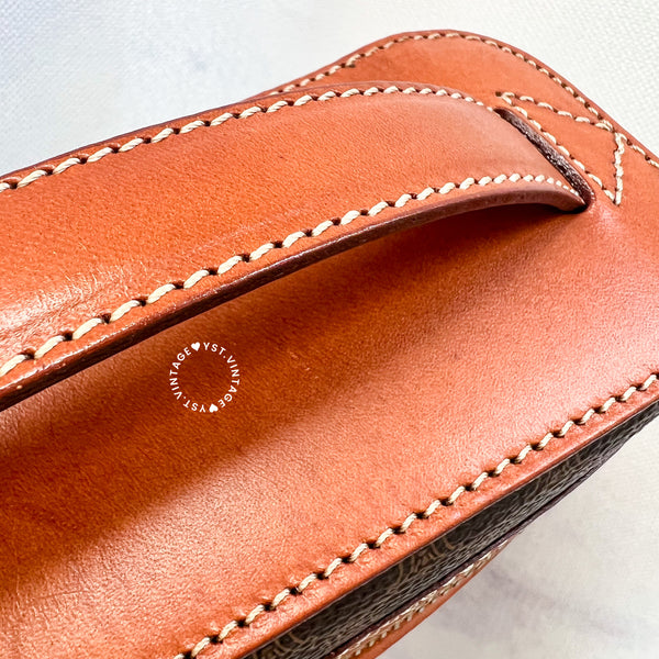 Vintage CELINE Macadam Vanity Bag 029 - Brown