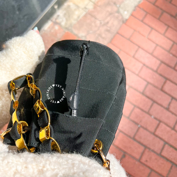 Vintage Salvatore Ferragamo Mini Bag - Black*Gold