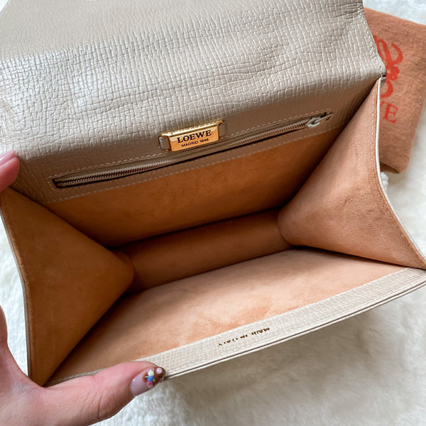 Vintage Loewe Barcelona Handbag - Oyster Grey