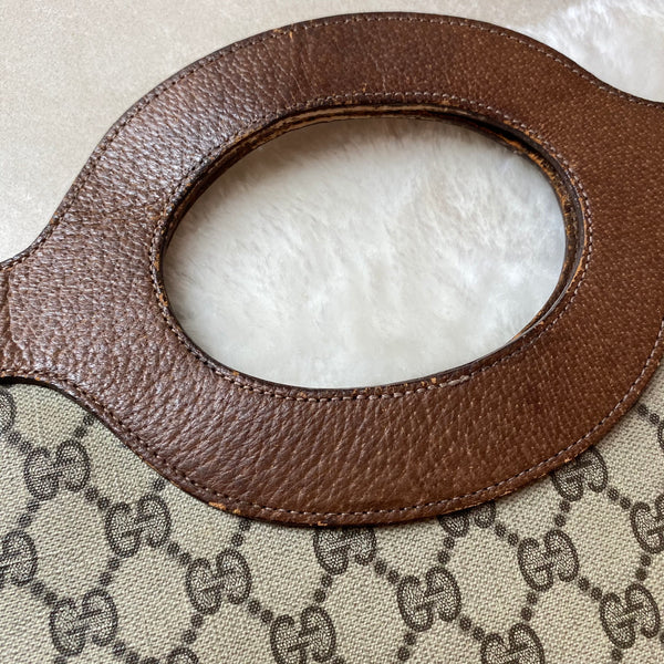 Vintage Gucci 1970s GG Handbag