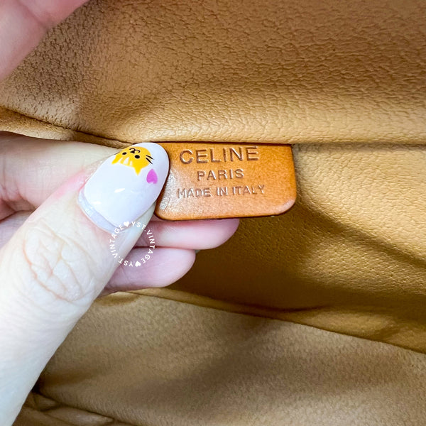 Vintage CELINE Macadam Vanity Bag 029 - Brown