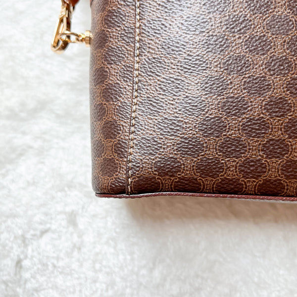 Vintage CELINE Macadam Vanity Bag 008 - Brown