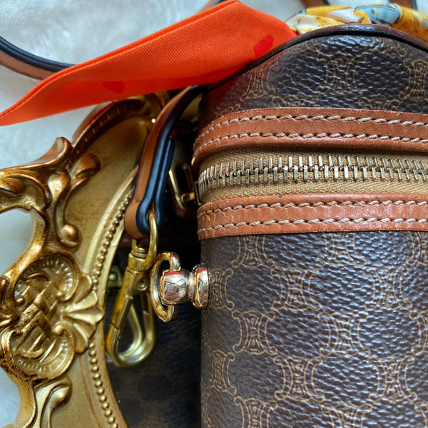 Vintage CELINE Macadam Vanity Bag 006