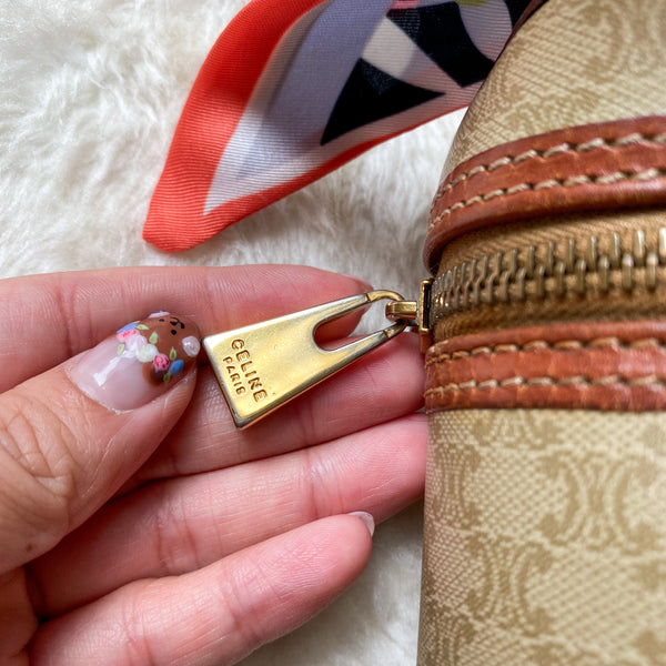 Vintage CELINE Macadam Vanity Bag 007 - Beige