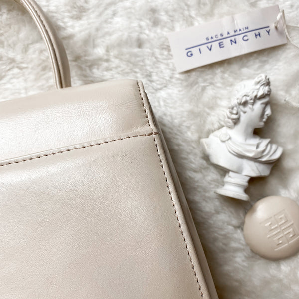 Vintage Givenchy 1990s Kelly Bag - Creamy White