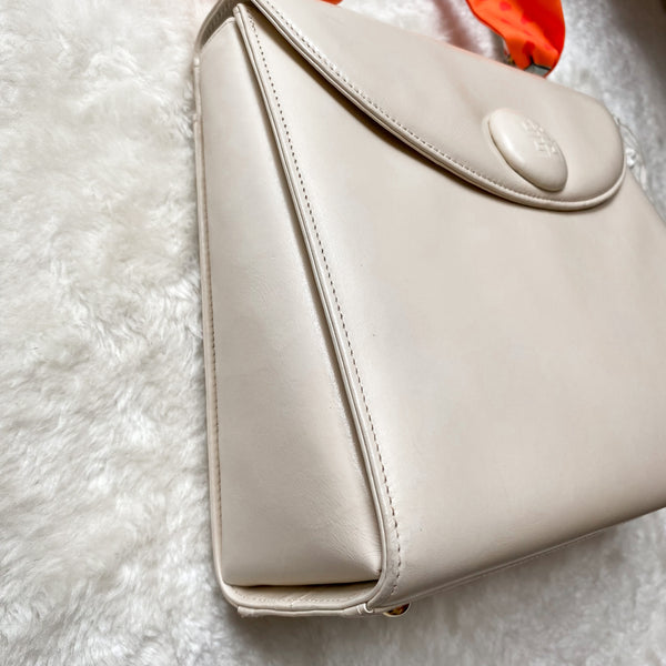 Vintage Givenchy 1990s Kelly Bag - Creamy White