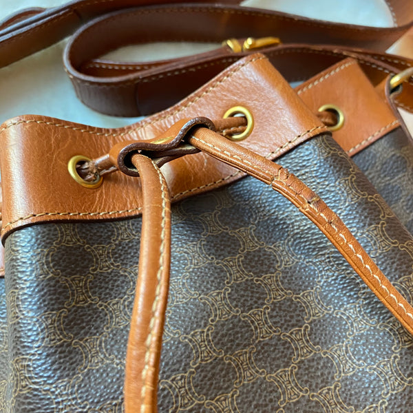 Vintage CELINE Macadam Bucket Bag