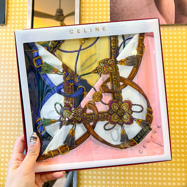 Vintage CELINE Scarfs/ Handkerchiefs
