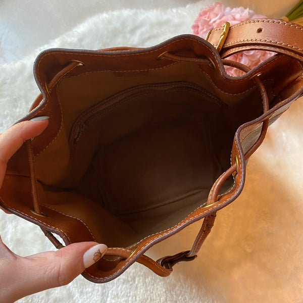 Vintage CELINE Macadam Bucket Bag