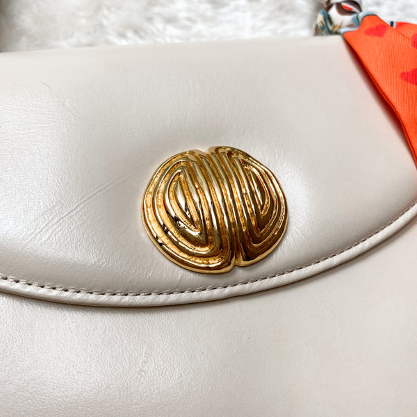 Vintage Givenchy 1990s Kelly Bag - Creamy White