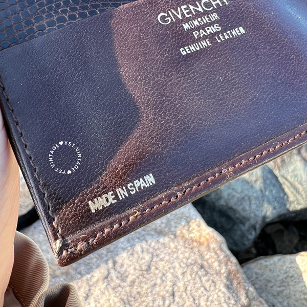 Vintage Givenchy Card Holder - Brown