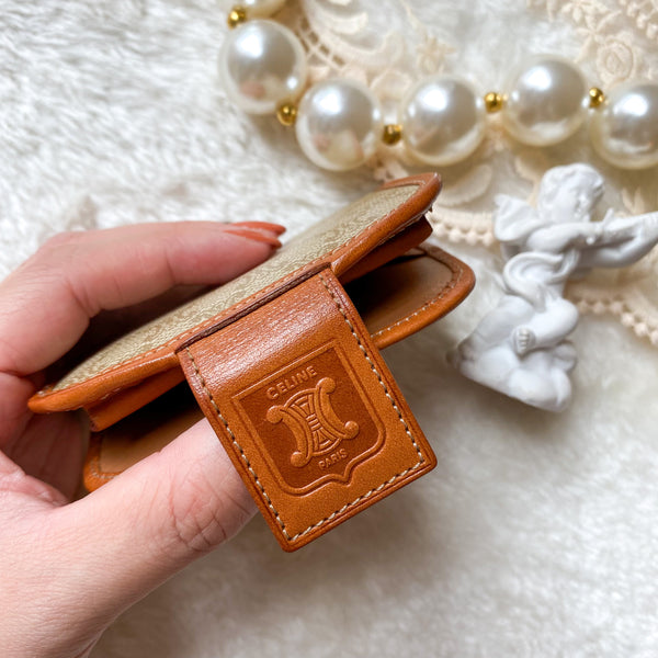 Vintage CELINE Macadam Coins Bag - Beige