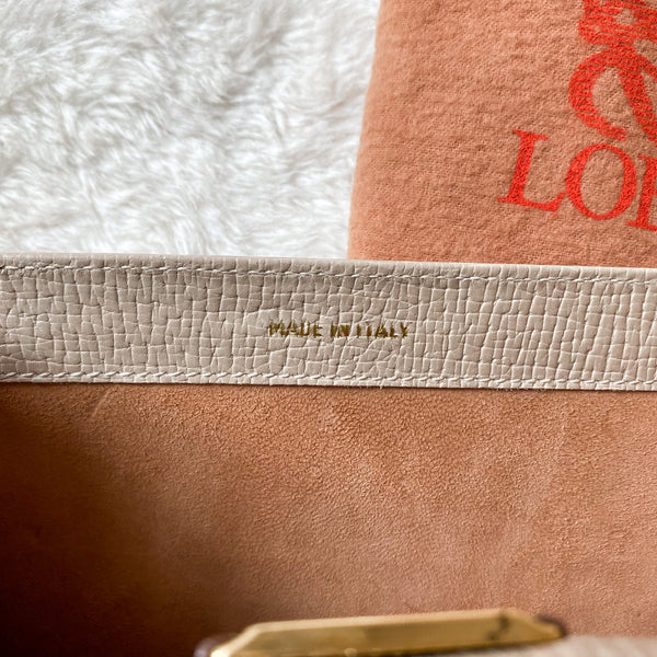 Vintage Loewe Barcelona Handbag - Oyster Grey