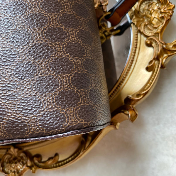 Vintage CELINE Macadam Vanity Bag 006