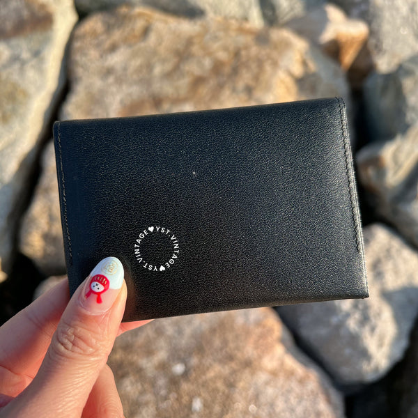 Vintage Givenchy*Laurel Card Holder - Black