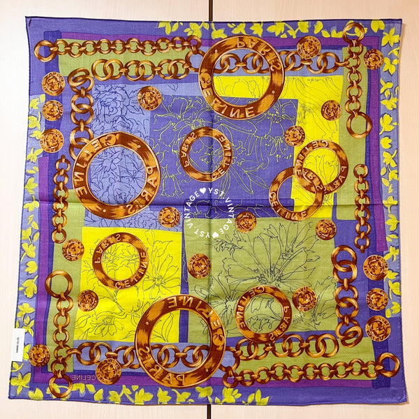Vintage CELINE Scarf/ Handkerchief With Box (Code: 034100)