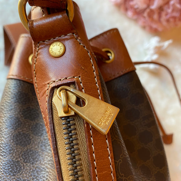 Vintage CELINE Macadam Bucket Bag