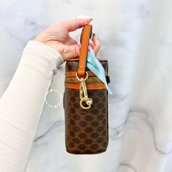 Vintage CELINE Macadam Vanity Bag 029 - Brown