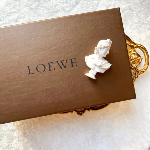 Loewe Mohair x Wool Scarf With Original Box - Ocean Blue