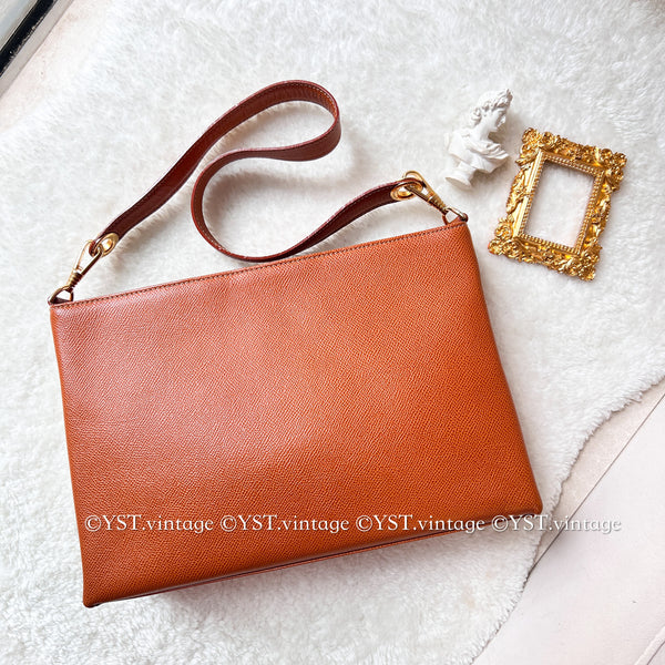 【Auction 7 April】Vintage High-Class Videpoches Bag - Golden Brown