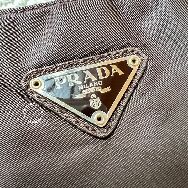 Vintage Prada Tote Bag - Brown