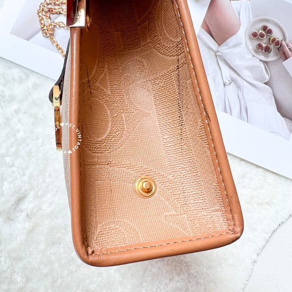 Vintage Dior Clutch - Thai Milk Tea