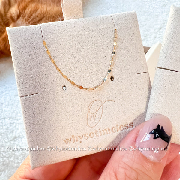 Japanese 10K/18KYG Necklace - Marie / Joséphine