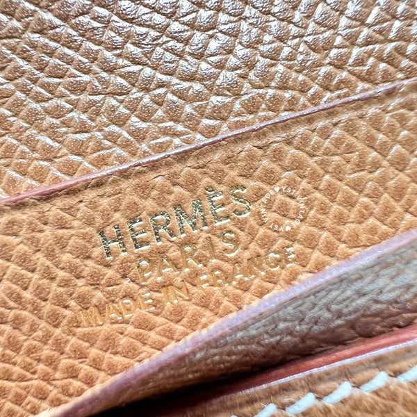 Vintage Hermès Bearn Long Wallet - Camel Epsom