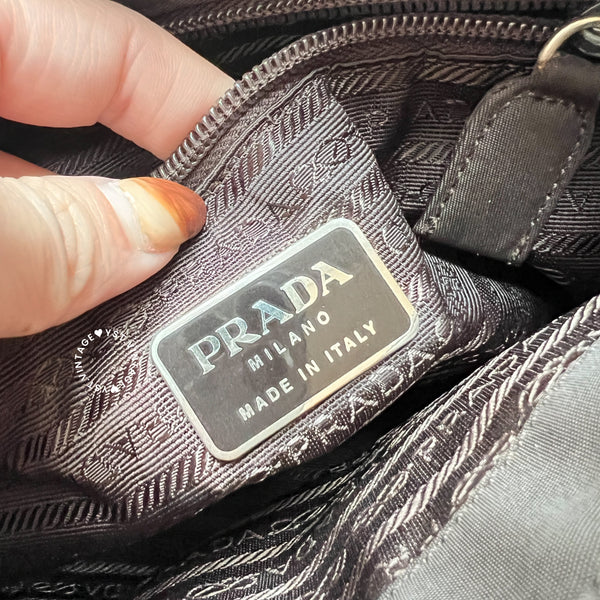 Vintage Prada Tote Bag - Brown