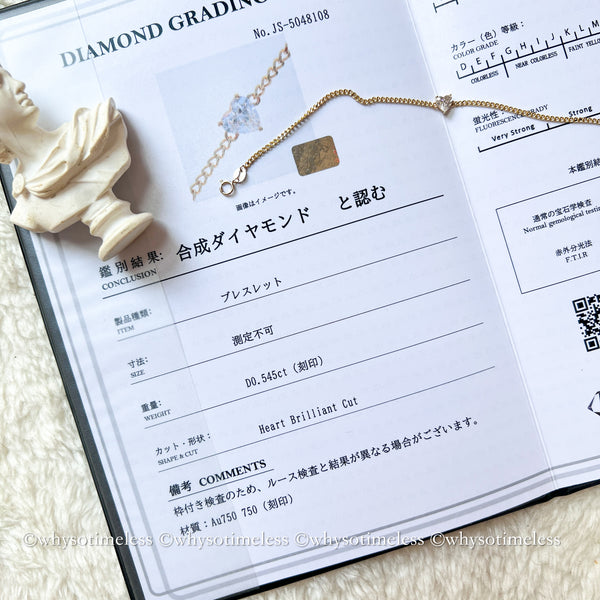 /pre-order/ Mon Cœur Lab Grown Diamond 18KYG Cuban Link Bracelet