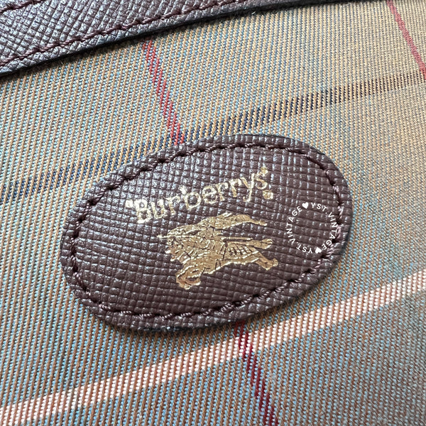 Vintage Burberrys Mini Makeup Bag