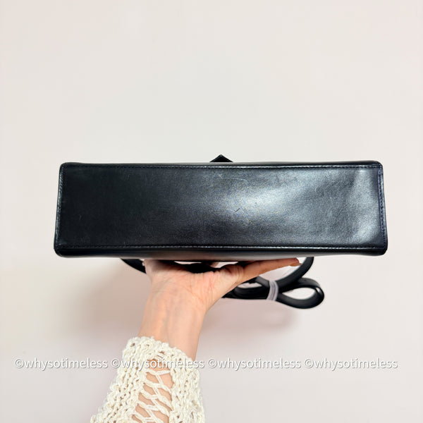 Vintage YSL Y-Kelly Bag - Black
