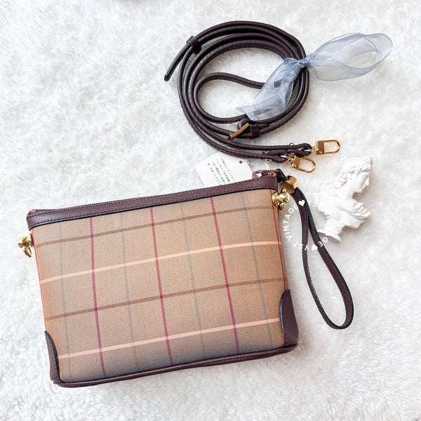 Vintage Burberrys Mini Makeup Bag
