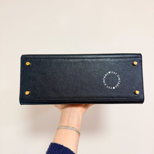 Vintage High-Class Kelly28 Bag - Black