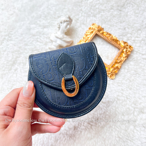 Vintage Dior Coins Bag - Navy