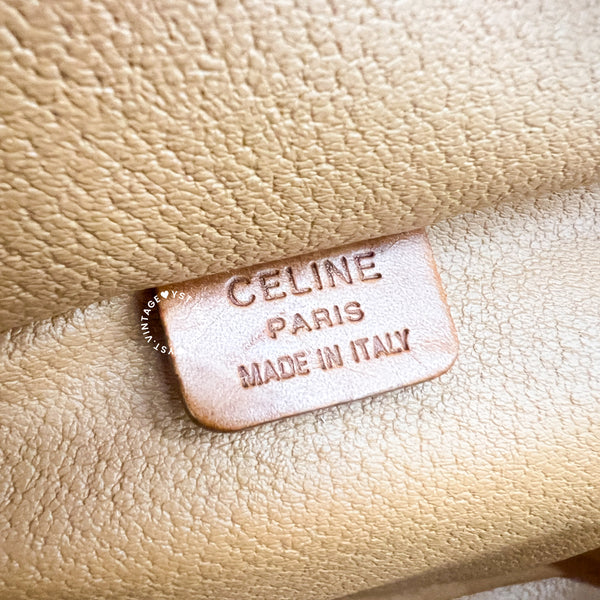 Vintage CELINE Macadam Vanity Bag 035 - Brown