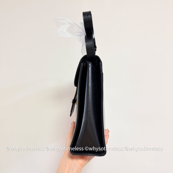 Vintage YSL Y-Kelly Bag - Black