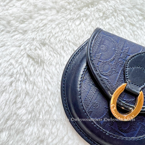 Vintage Dior Coins Bag - Navy