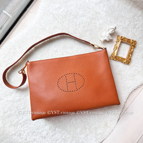 【Auction 7 April】Vintage High-Class Videpoches Bag - Golden Brown
