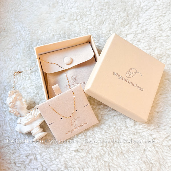 Japanese 10K/18KYG Necklace - Marie / Joséphine