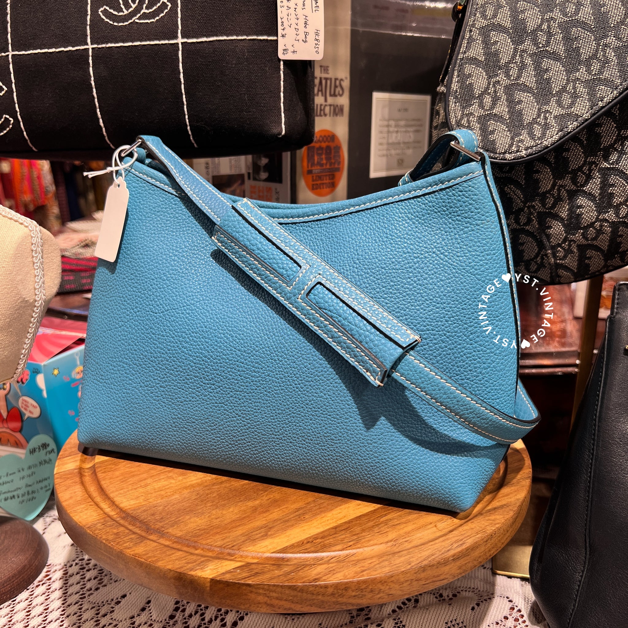 HERMES リネンベスト ジレ 50 クラシックチェック柄 イタリア製 VTG