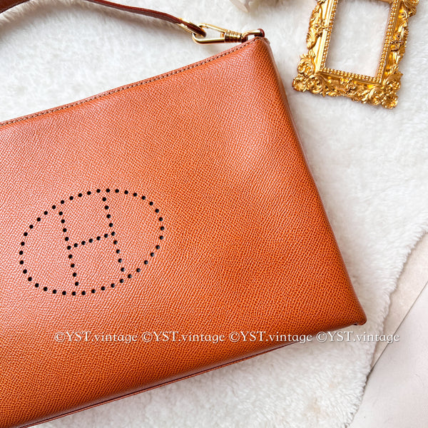 【Auction 7 April】Vintage High-Class Videpoches Bag - Golden Brown