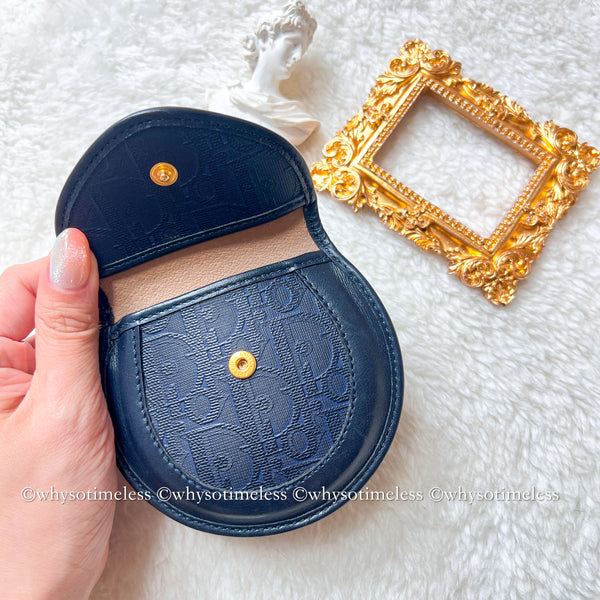 Vintage Dior Coins Bag - Navy