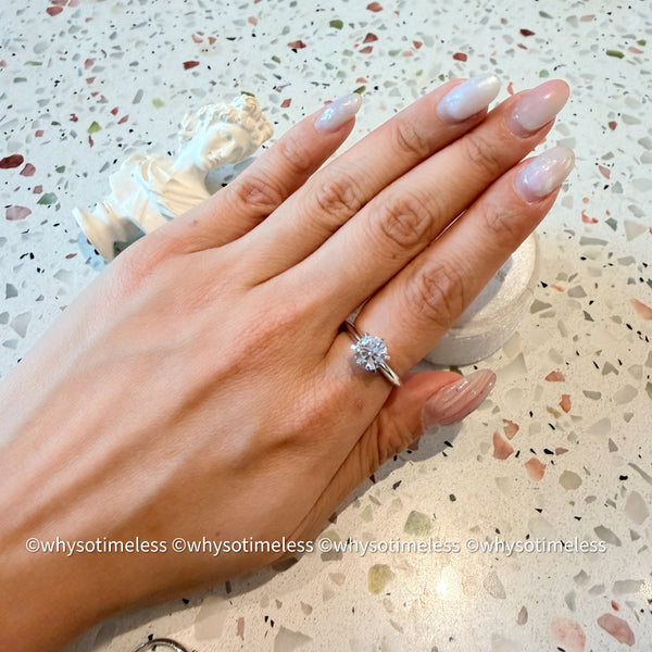 【Pre-order】1.50ct Round Cut Lab Grown Diamond 10KWG Ring