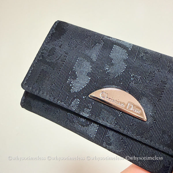 Vintage Dior Trotter Key Case - Black