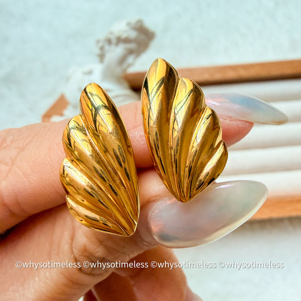 Vintage Monet 1980’s Angel Wings Ear Clips